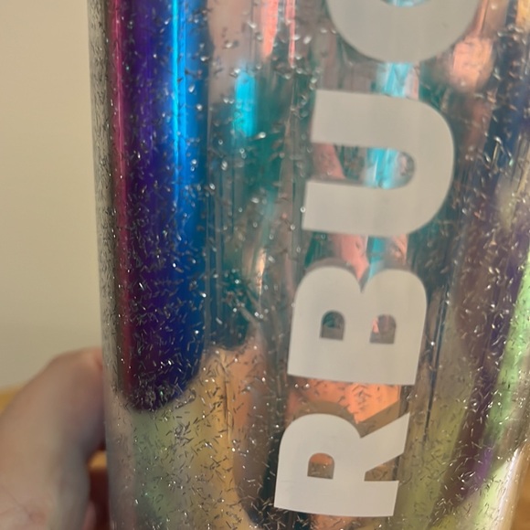 Starbucks Iridescent Glitter Dome Top Tumbler Cup 2020 Rainbow Girly Collect - Picture 6 of 8